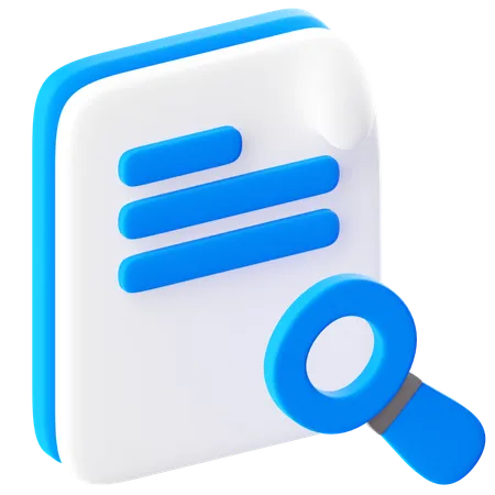 Data Exploration  3D Icon