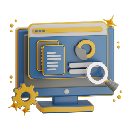 Data Exploration  3D Icon