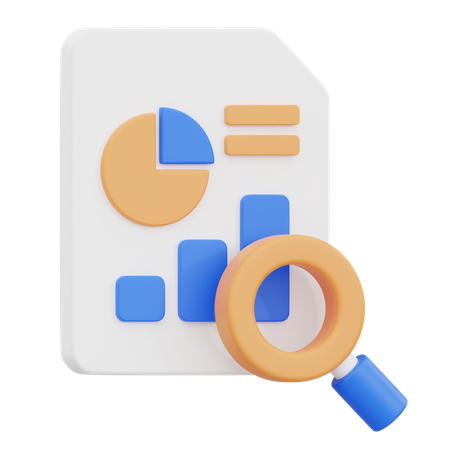 Data Exploration  3D Icon