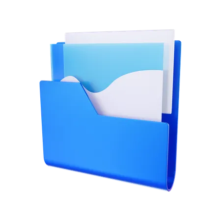 Data Folder  3D Icon