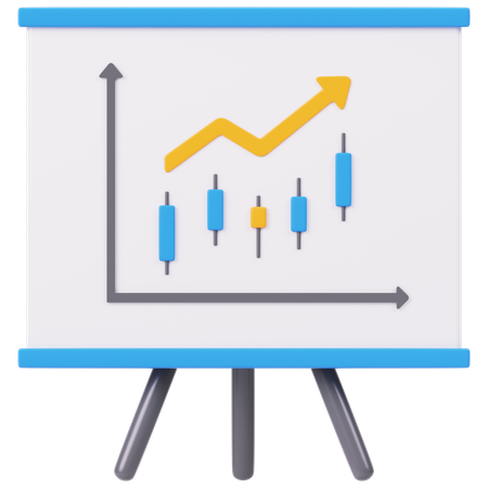 Data Graph  3D Icon