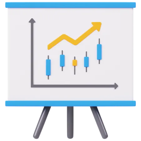 Data Graph  3D Icon