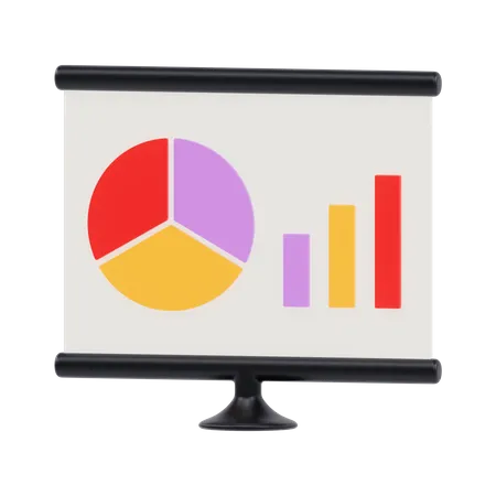 Data Graph  3D Icon