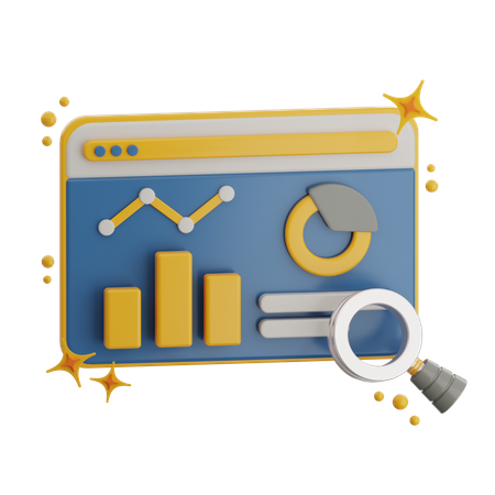 Data Insight  3D Icon