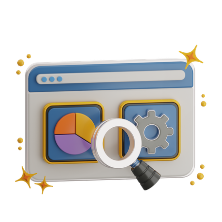 データの洞察  3D Icon