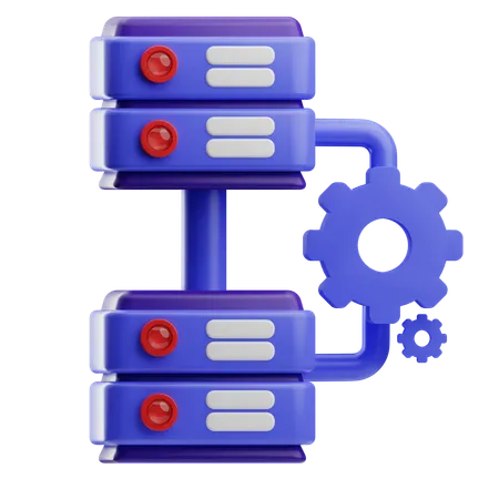 Data Integrated  3D Icon