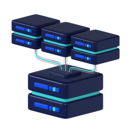 Data Integration  3D Icon