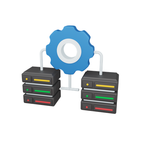 Data Integration  3D Icon