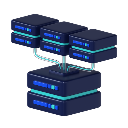 Data Integration  3D Icon