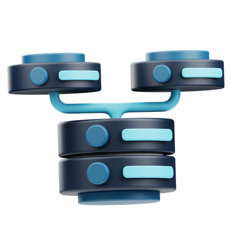 Data Integration  3D Icon