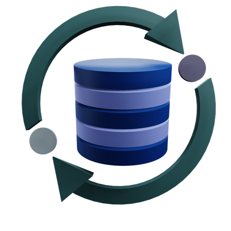 Data Integration  3D Icon