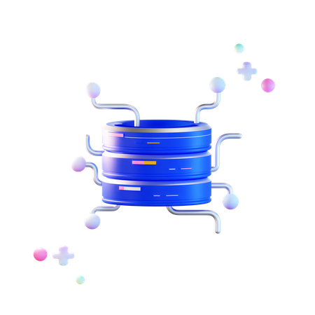 Data Integration  3D Illustration