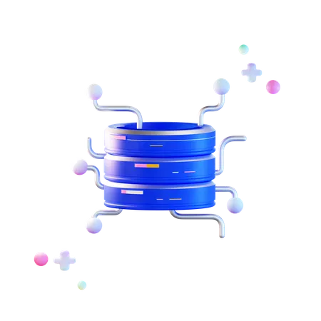 Data Integration  3D Illustration