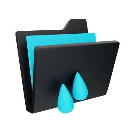 Data Leak  3D Icon