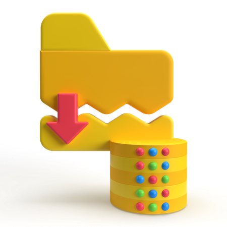 Data Loss  3D Icon