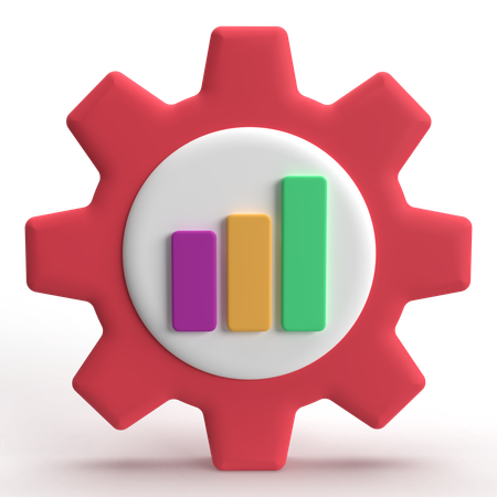 Data Management  3D Icon