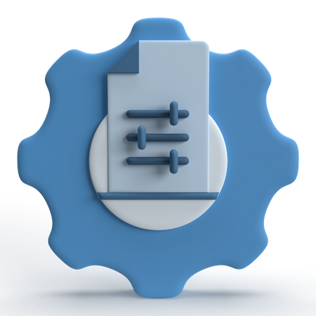 Data Management  3D Icon