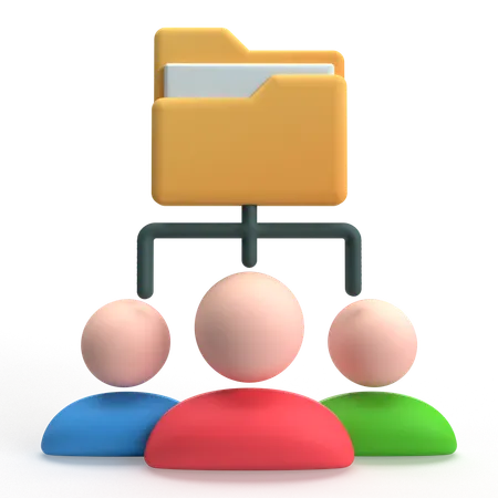 Data Management  3D Icon