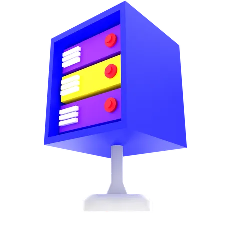 Data management  3D Icon