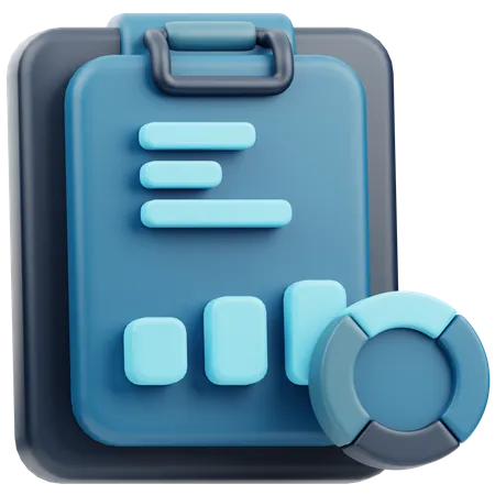 Data Metrics  3D Icon