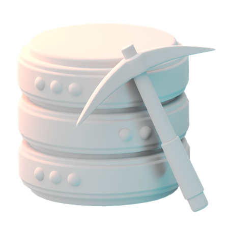 Data Mining  3D Icon