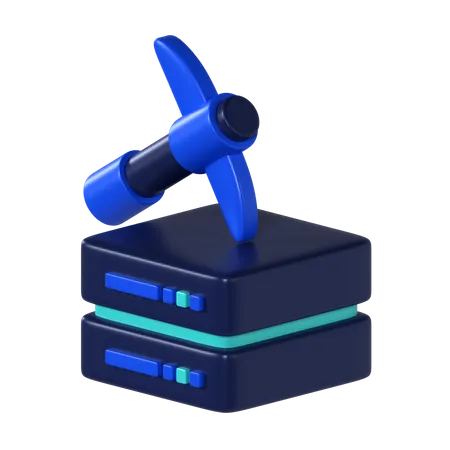 Data Mining  3D Icon
