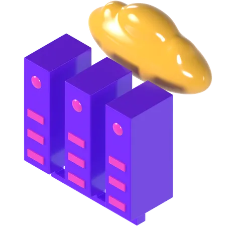 Data Network  3D Illustration