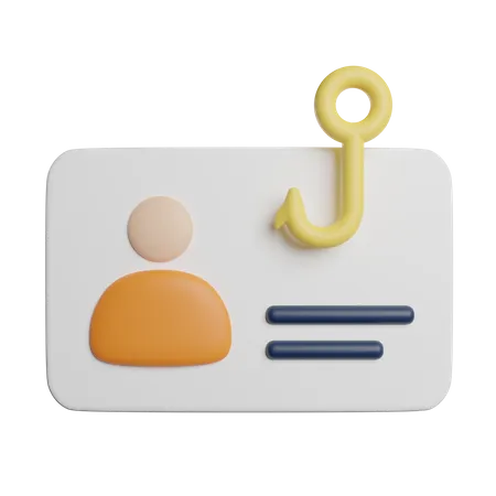 Data Phishing  3D Icon