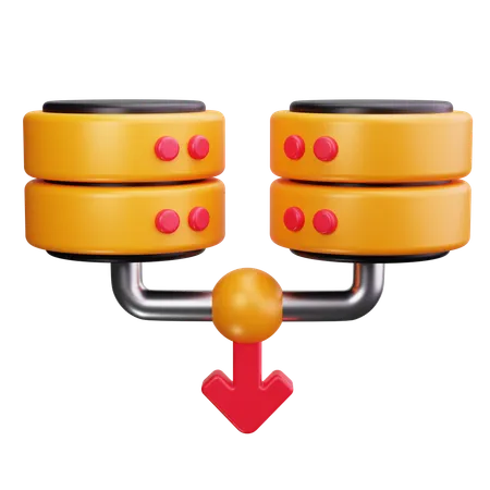 Data Pipeline  3D Icon