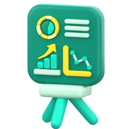 Data Presentation  3D Icon