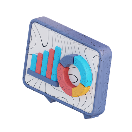 Data Presentation  3D Icon