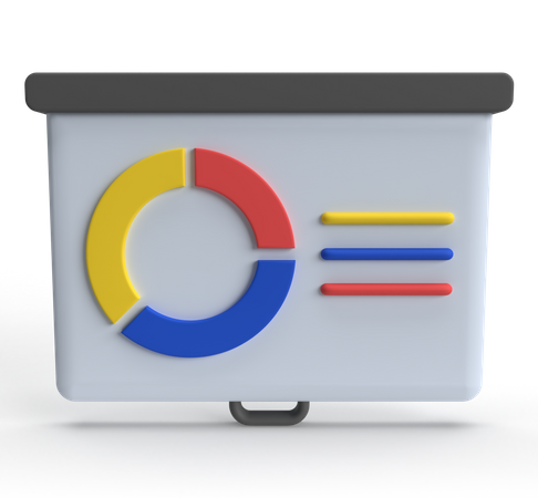 Data Presentation  3D Icon