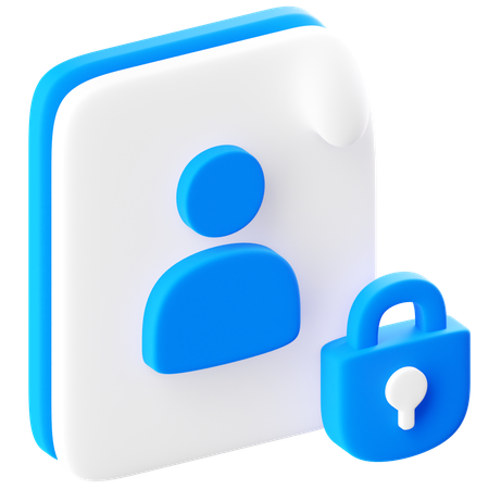 Data Privacy  3D Icon