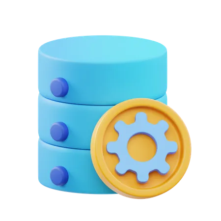 Data Processing  3D Icon