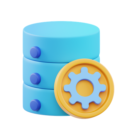 Data Processing  3D Icon