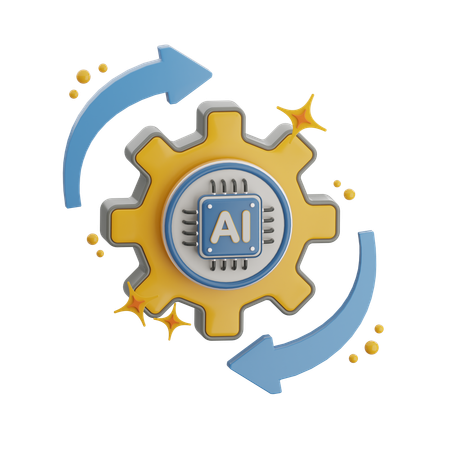 Data Processing  3D Icon