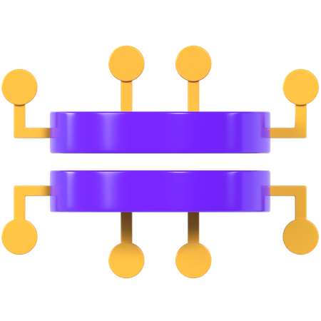 Data Processing  3D Icon