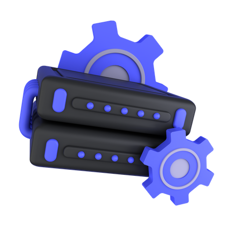 Data Processing  3D Icon