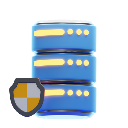 Data Protection  3D Icon