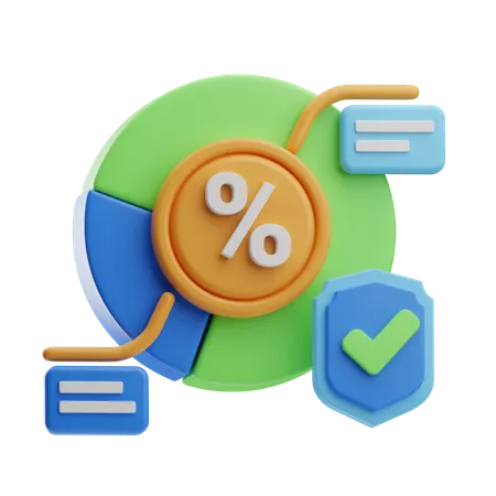 Data Protection  3D Icon