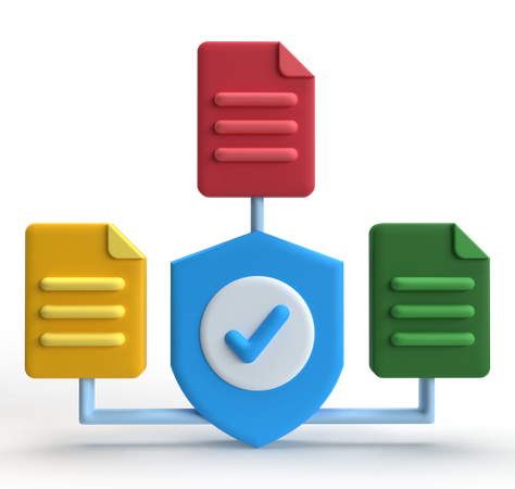 Data Protection  3D Icon