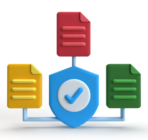 Data Protection  3D Icon