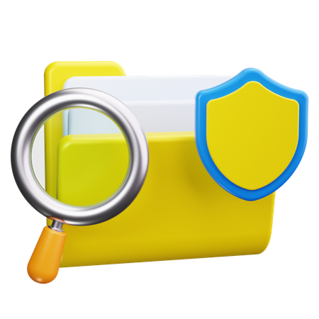 Data Protection  3D Icon