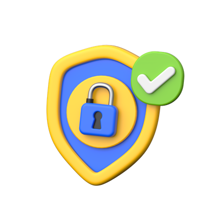 Data Protection  3D Icon