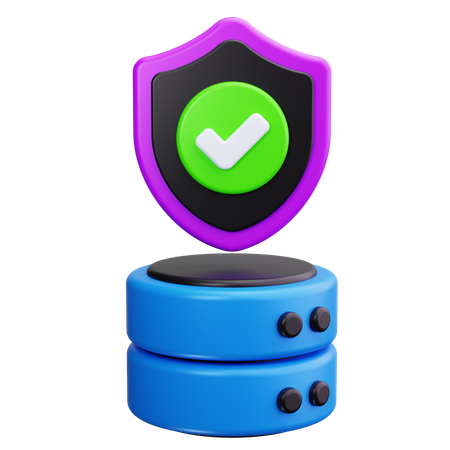 Data Protection  3D Icon