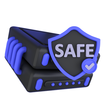 Data Protection  3D Icon