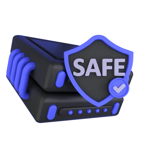 Data Protection  3D Icon