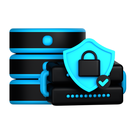 Data Protection  3D Icon