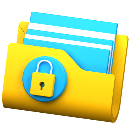 Data Protection  3D Icon