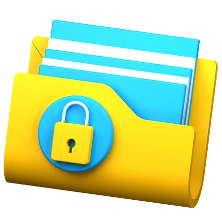Data Protection  3D Icon